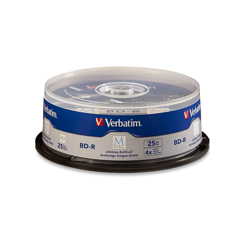 Verbatim M-Disc BD-R 25GB 4X 디스크 데이터 백업