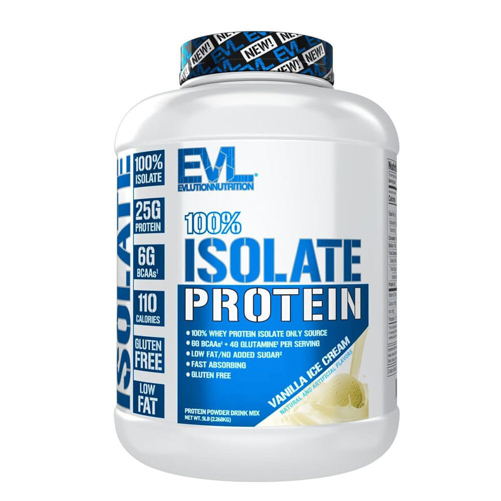 에볼루션 뉴트리션 아이솔레이트 프로틴 파우더 단백질 보충제 2.268kg