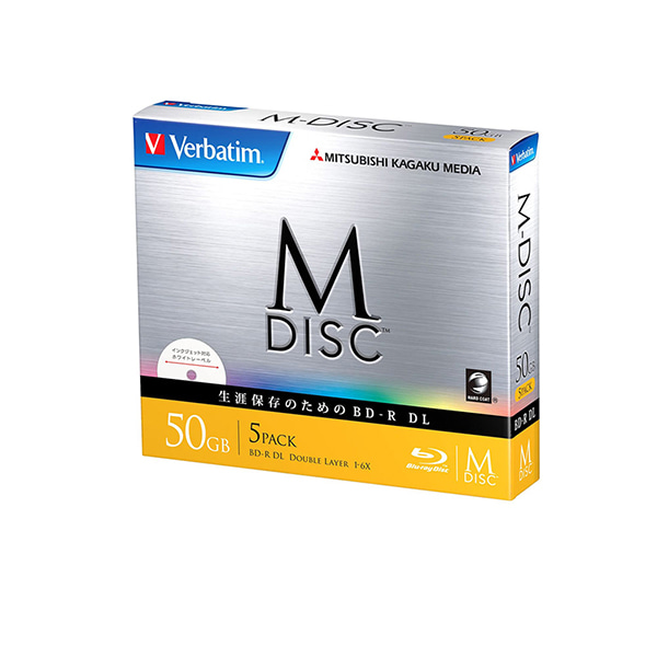 Verbatim M-DISC  블루레이 디스크 BD-R DL 50GB 5장